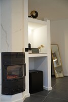 Suite estudio Deluxe, 1 cama de matrimonio grande | Zona de estar