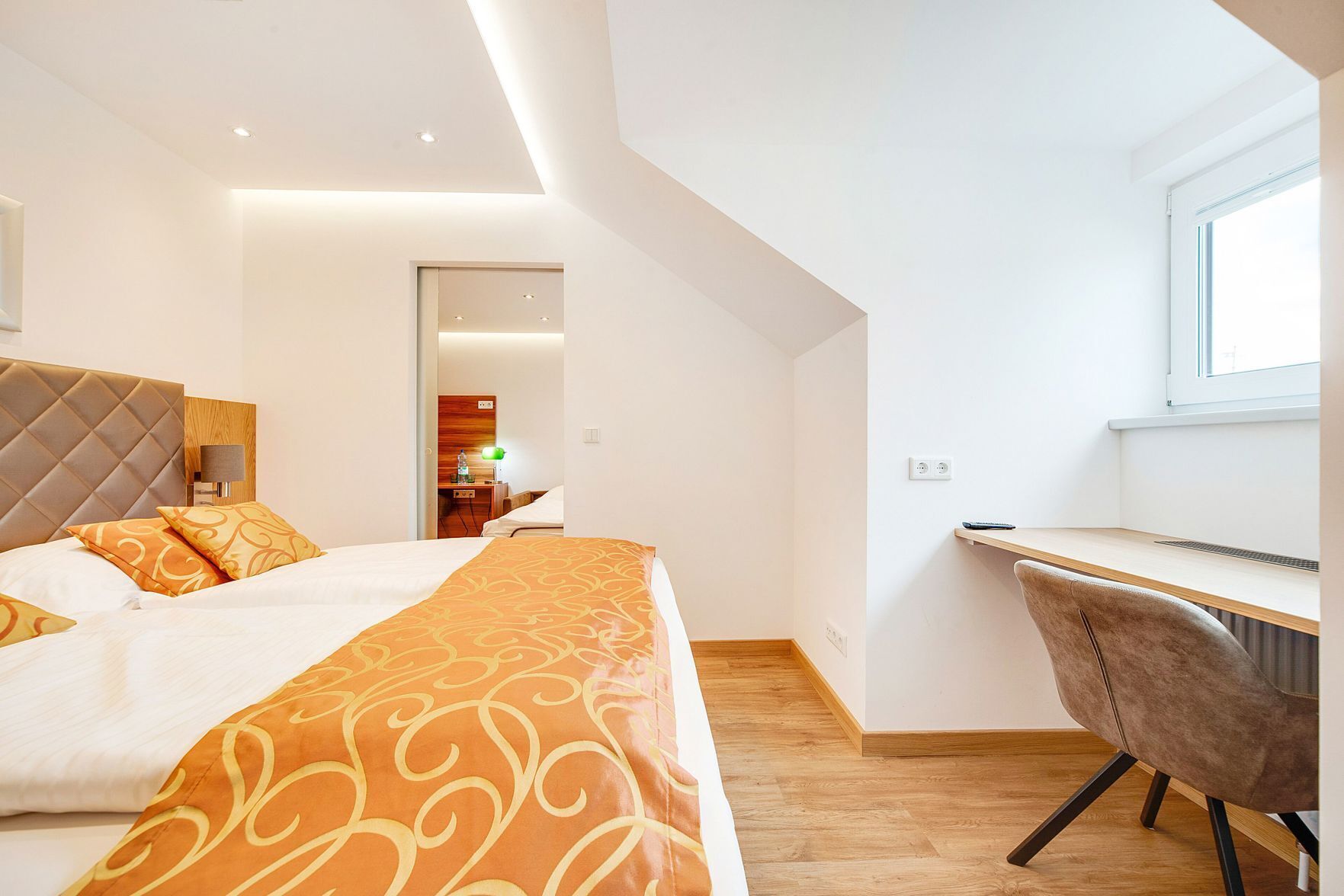 In-room safe, desk, blackout curtains, iron/ironing board