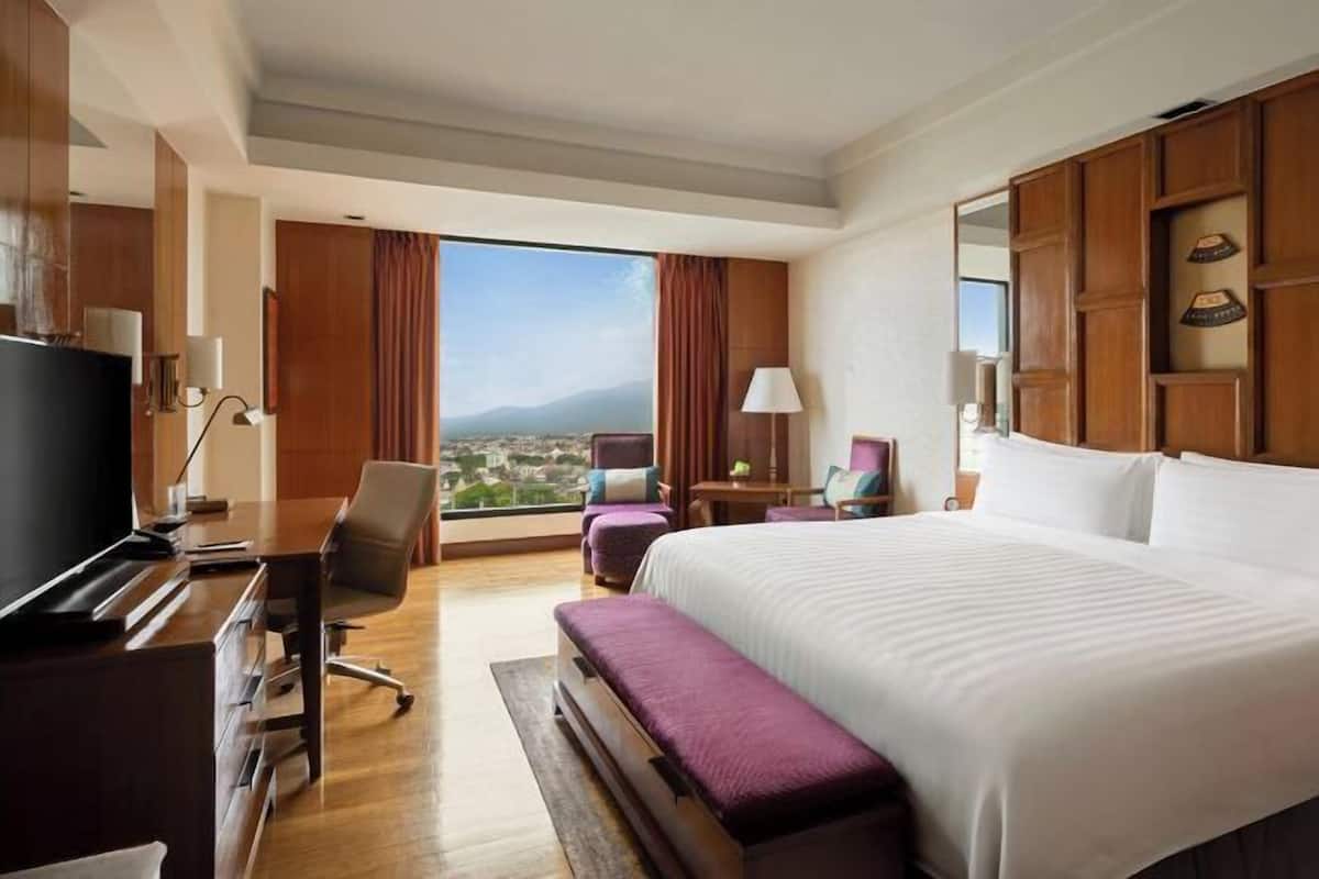 Minibar, in-room safe, desk, blackout curtains