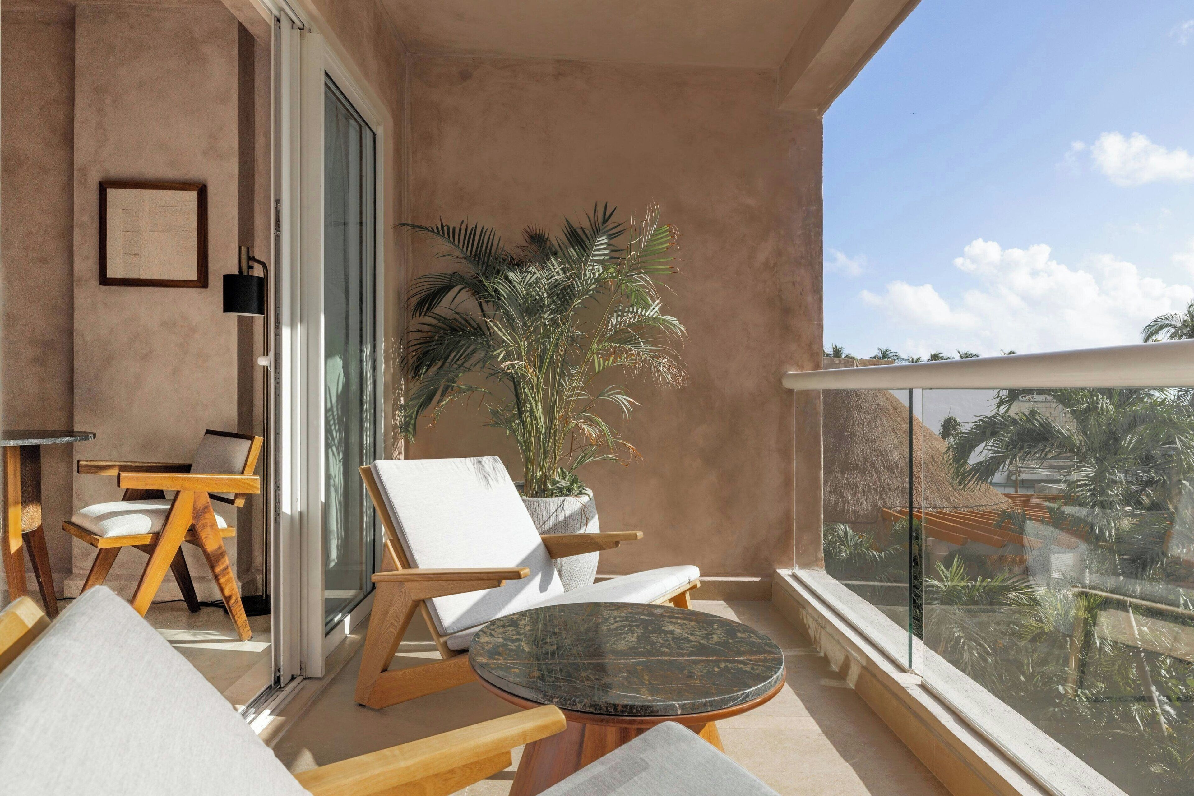 Habitación Deluxe, 2 camas matrimoniales, balcón, vista al océano (Guest Room) | Balcón