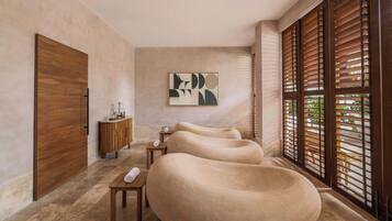 Bilik rawatan pasangan, sauna, bilik wap, mandi tangas / hammam