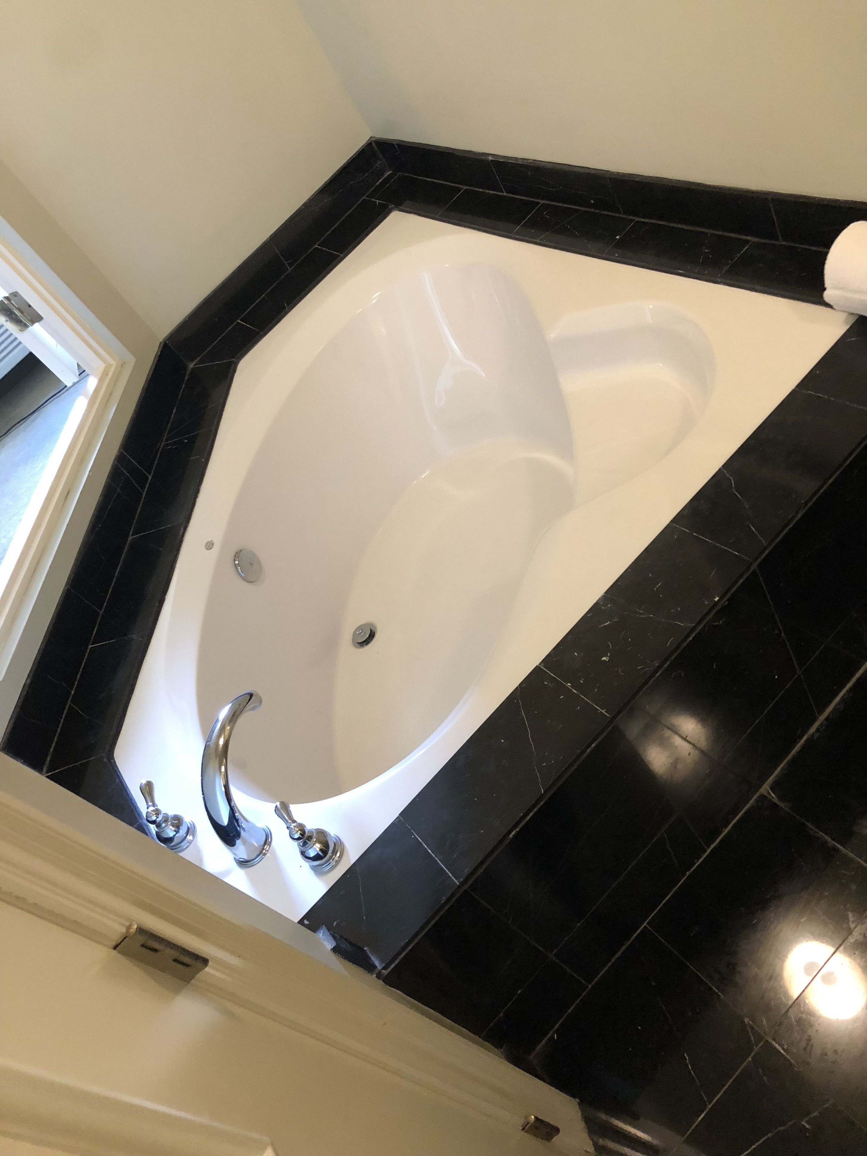 pillow-top beds, desk, blackout curtains, iron/ironing board