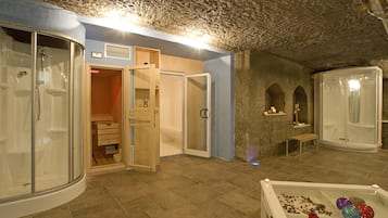 Sauna, hot tub, steam room, Turkish bath, body treatments, body scrubs