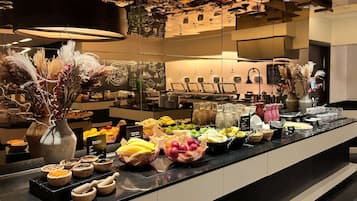 Daily buffet breakfast (EUR 22 per person)
