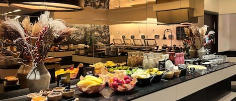 Daily buffet breakfast (EUR 22 per person)