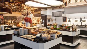 Daily buffet breakfast for a fee
