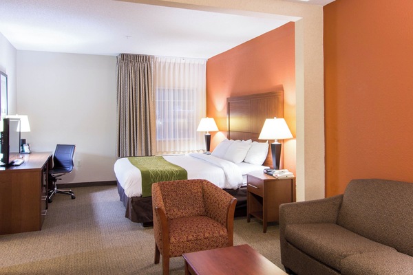 Suite, 1 King Bed with Sofa bed, Non Smoking | Bathroom | Shower, rainfall showerhead, hair dryer, slippers