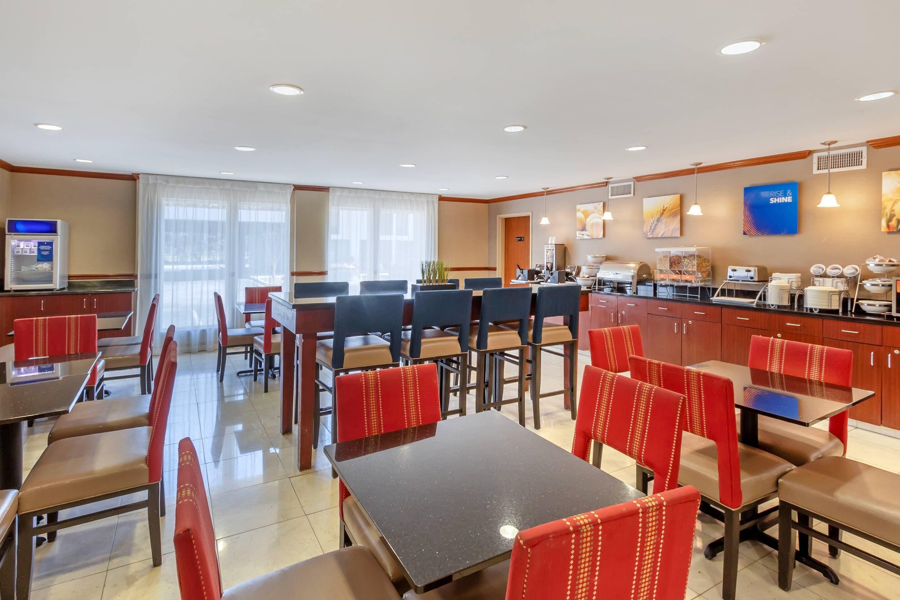 Free buffet breakfast