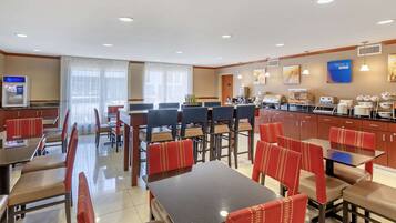 Free buffet breakfast