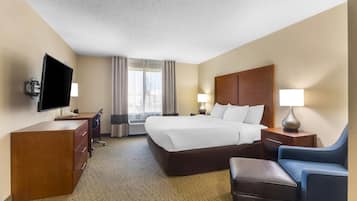 Chambre Standard, 1 très grand lit, non-fumeur | Bureau, accès au Wi-Fi (inclus), literie fournie, réveille-matin