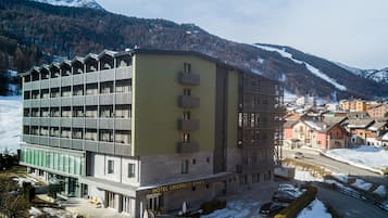 Overnatningsstedets facade