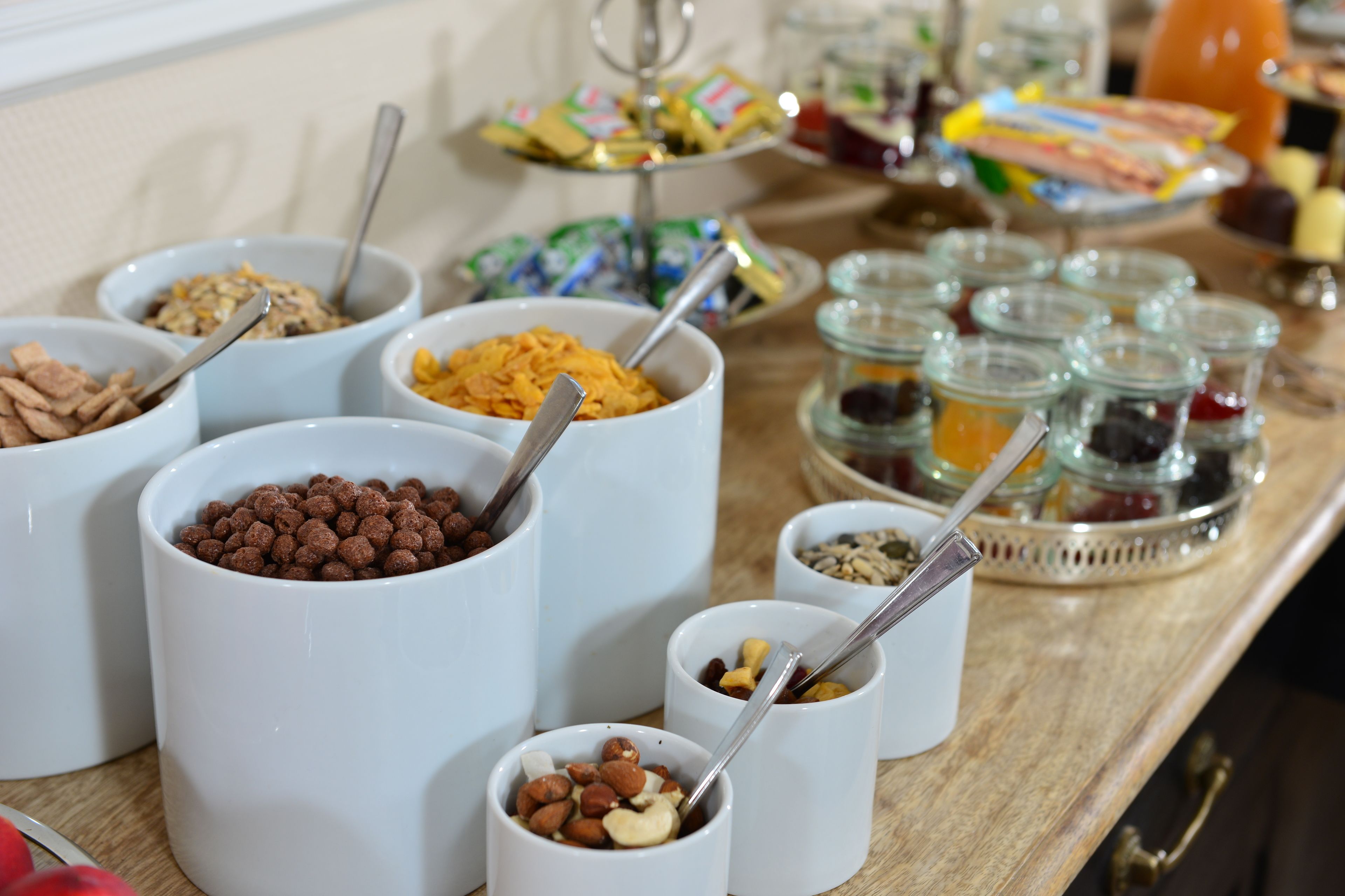 daily buffet breakfast (eur 15 per person)