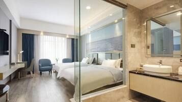 Minibar, in-room safe, iron/ironing board, Internet