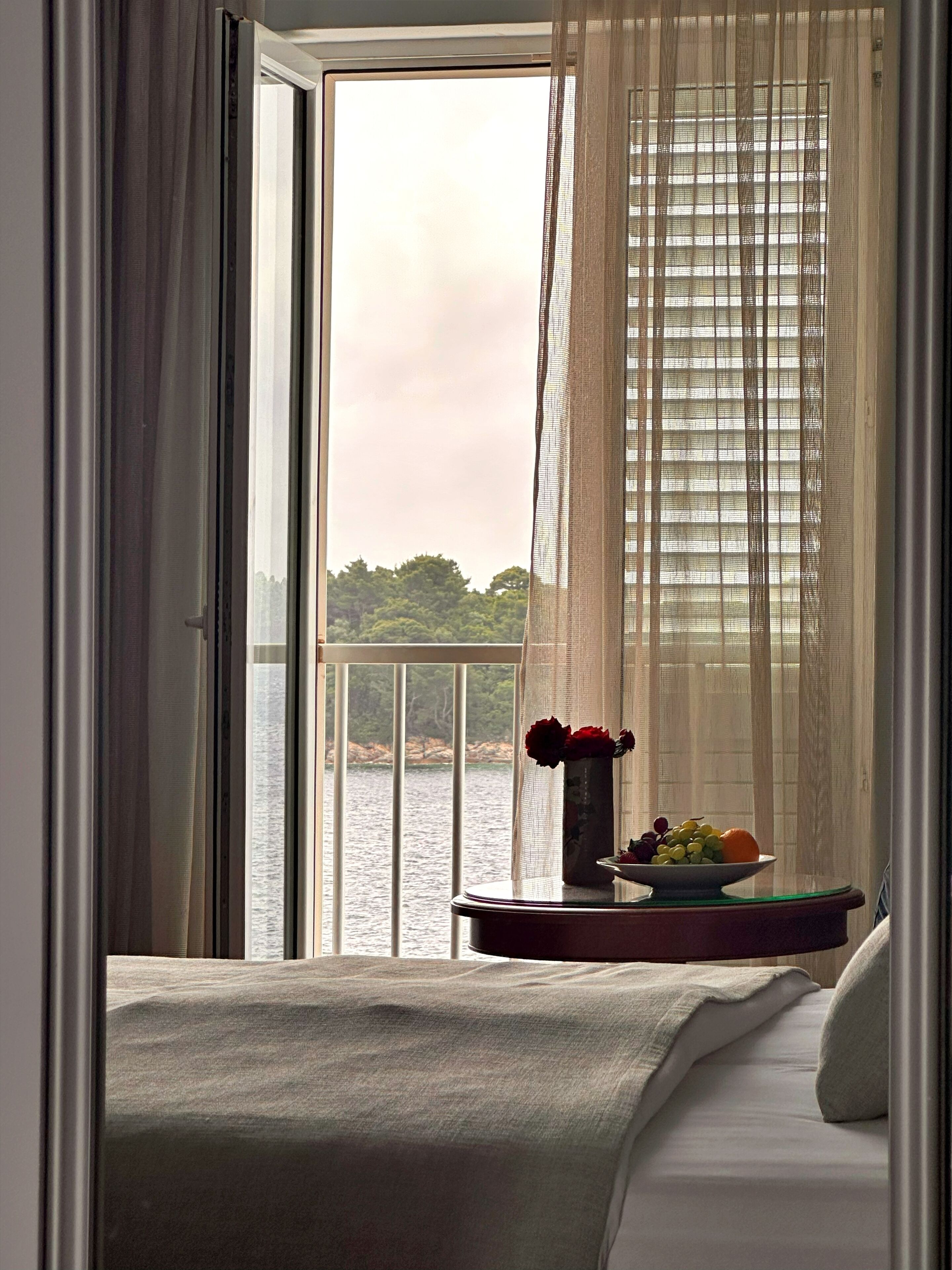 Habitación Deluxe con 1 cama matrimonial o 2 individuales, vista al mar | Vista desde la habitación