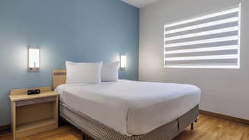 Desk, iron/ironing board, free WiFi, bed sheets