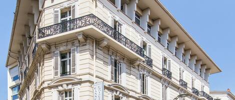 Fassade der Unterkunft