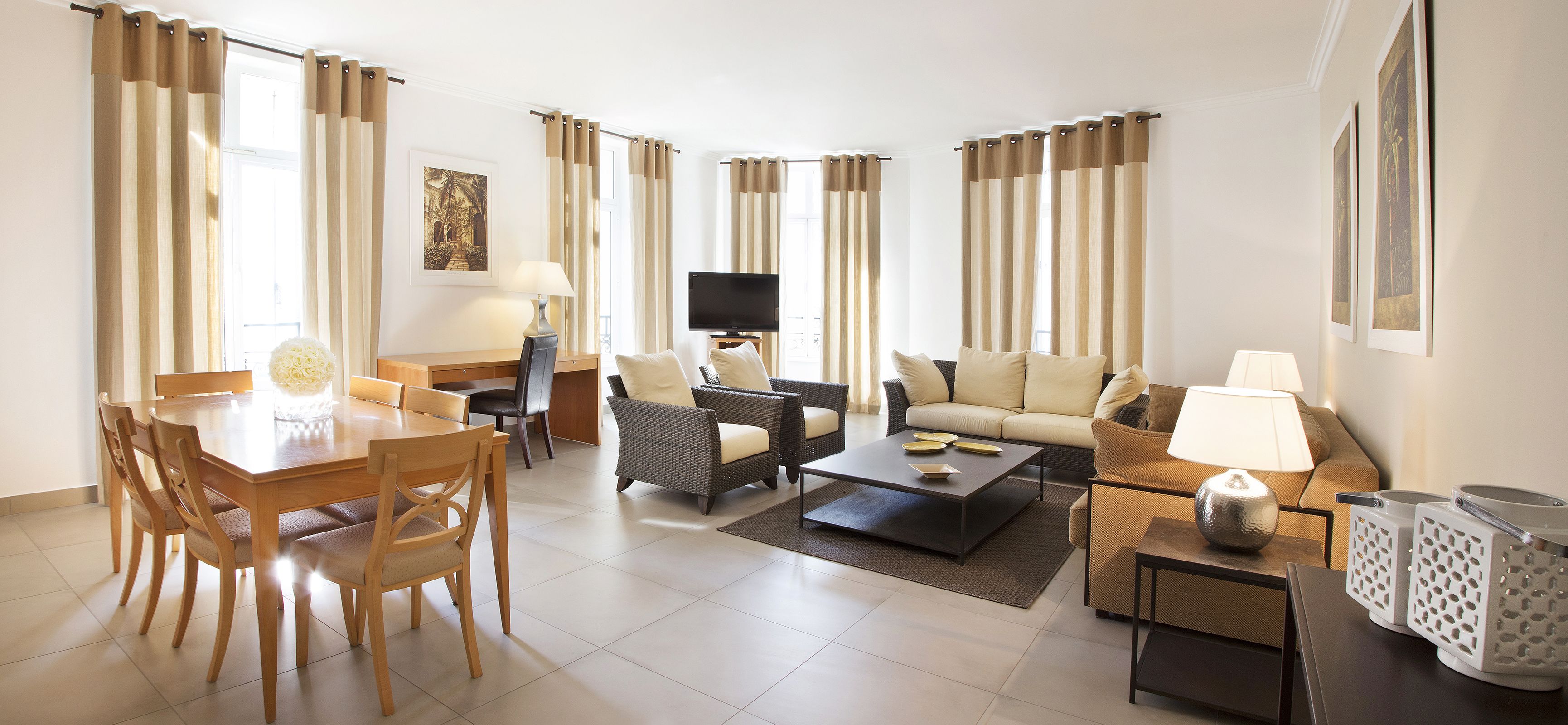 Premium-Apartment, 2 Schlafzimmer (100m2) | Wohnzimmer