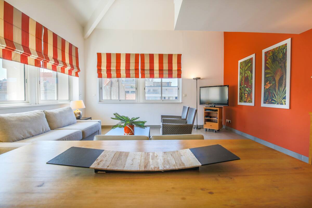 32-cm flat-screen TV with satellite channels, TV, DVD player