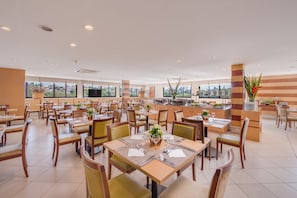 Breakfast, lunch, dinner served; Brazilian cuisine