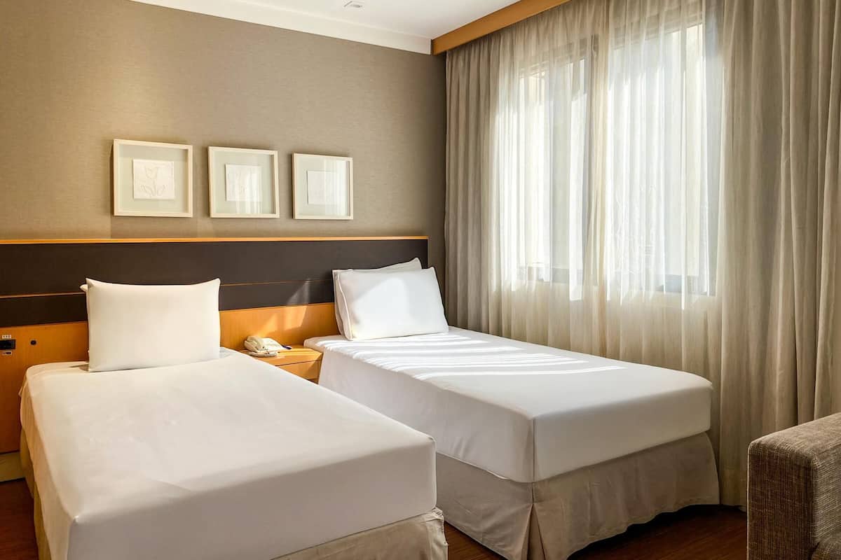 Minibar, in-room safe, desk, blackout drapes