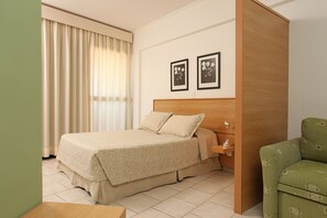 Standard Double Room | Minibar, in-room safe, desk, cots/infant beds