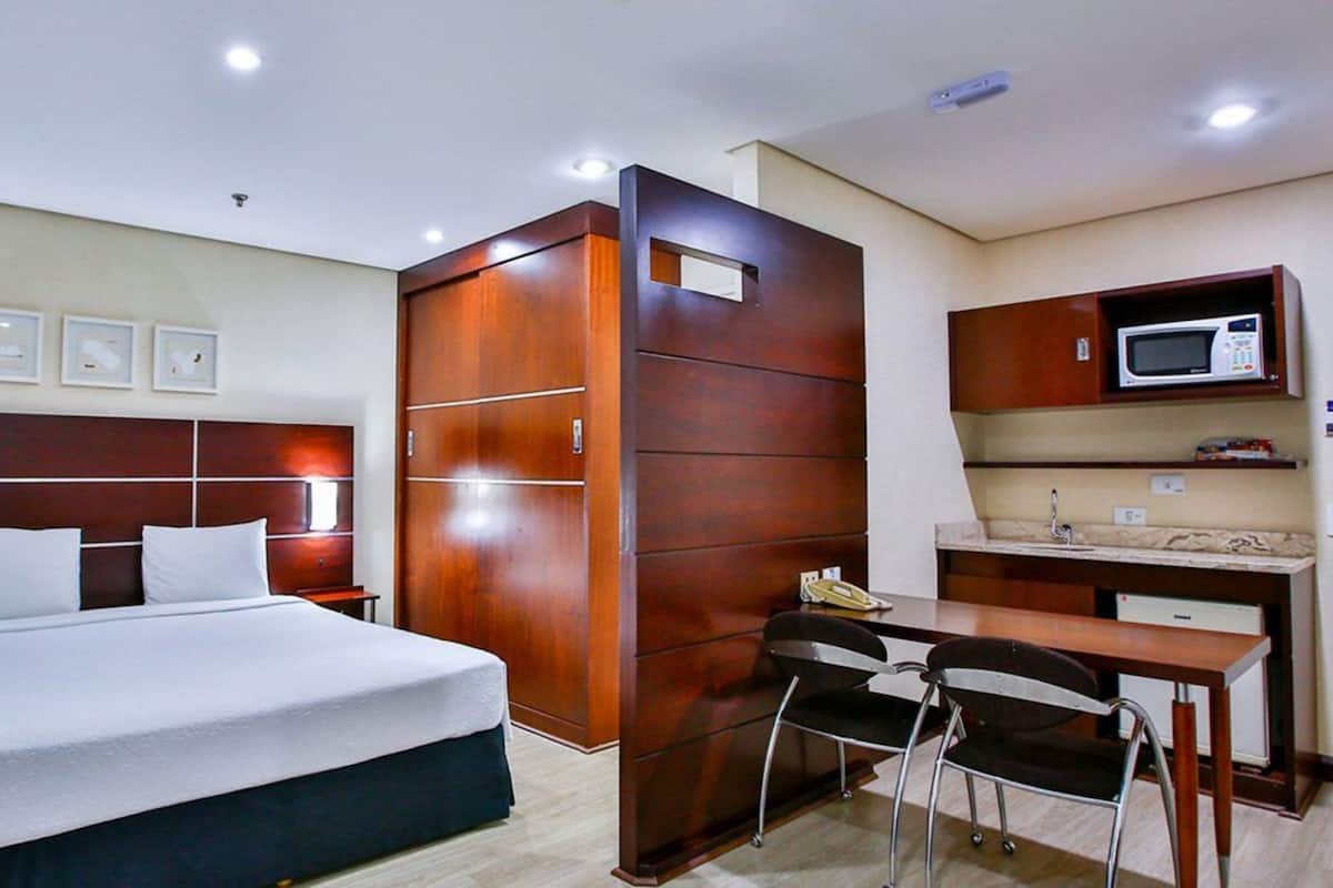Minibar, in-room safe, desk, laptop workspace
