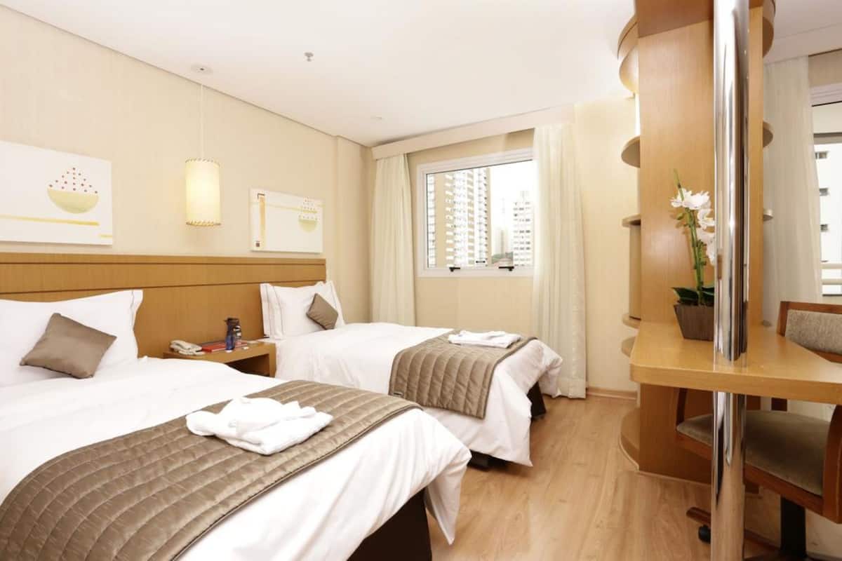 Minibar, in-room safe, desk, blackout curtains