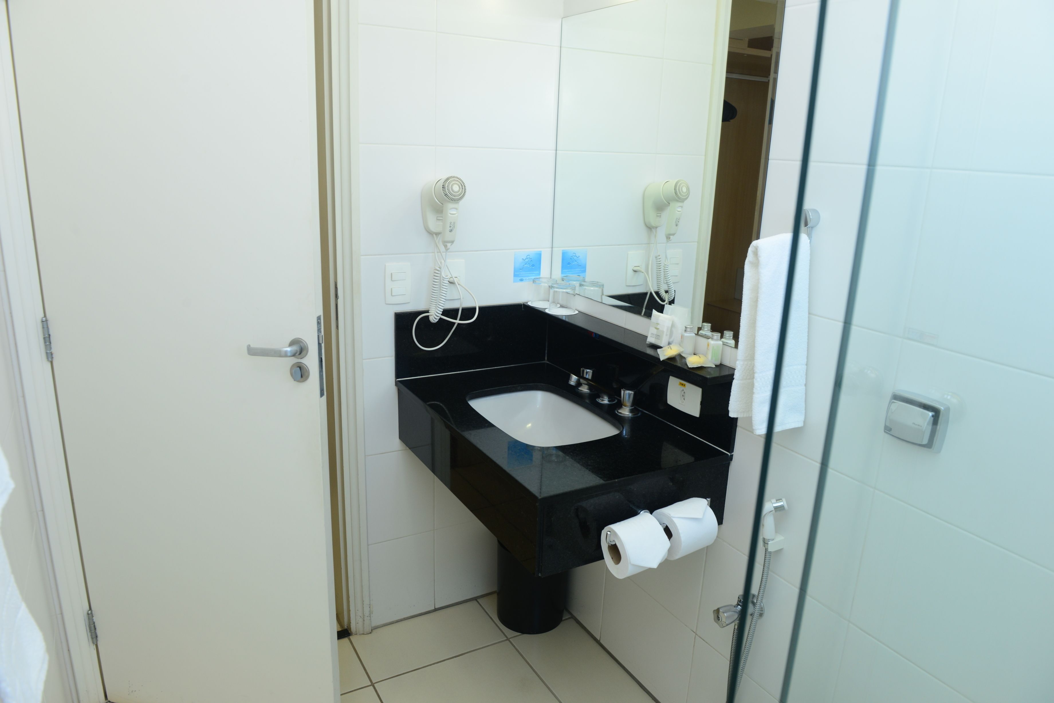 shower, rainfall showerhead, towels, soap