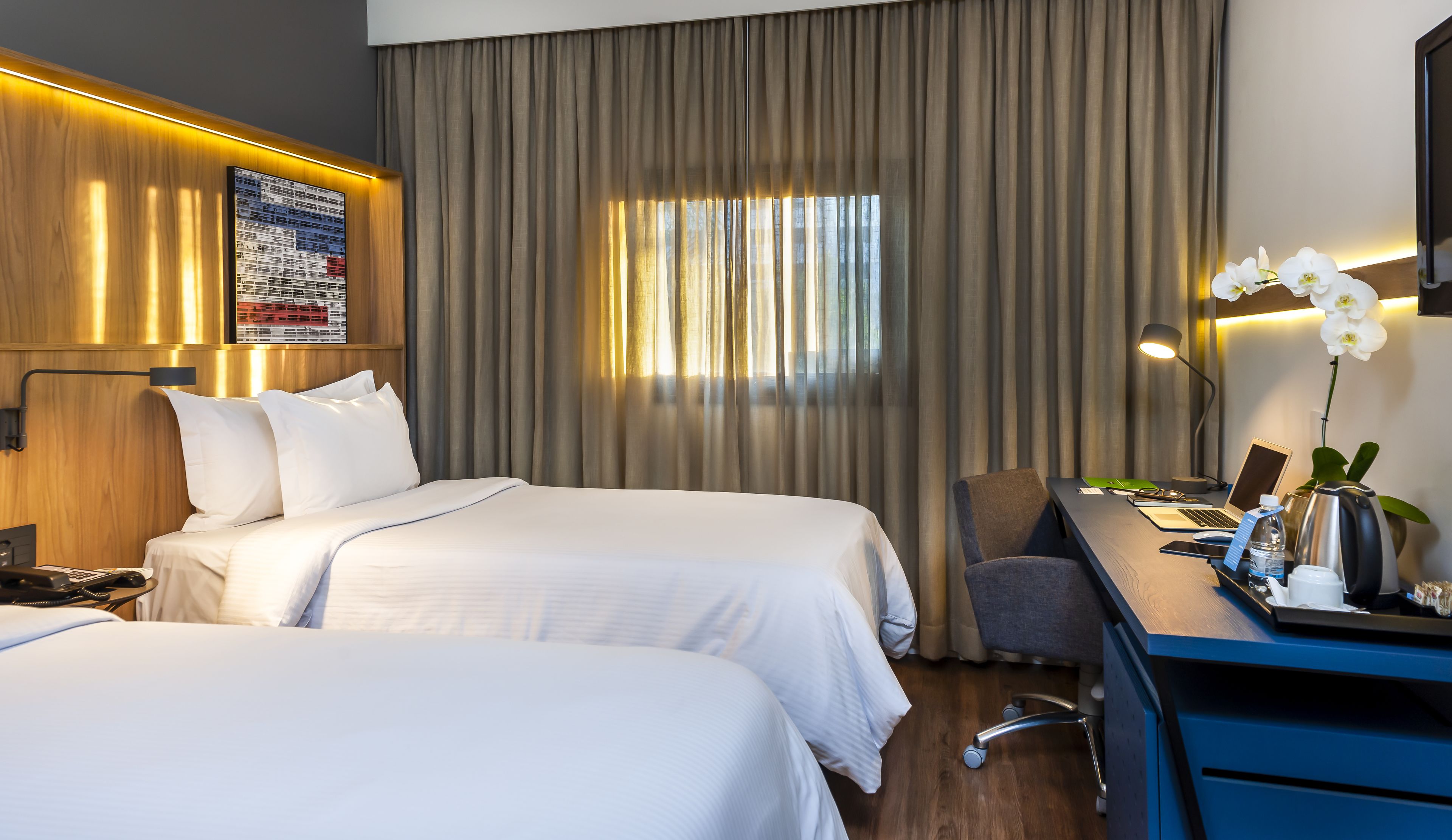 minibar, in-room safe, desk, blackout curtains