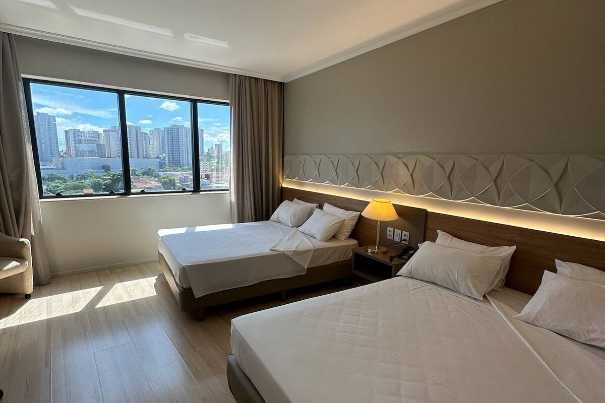 Family Double Room | Hypo-allergenic bedding available, minibar, in-room safe, desk