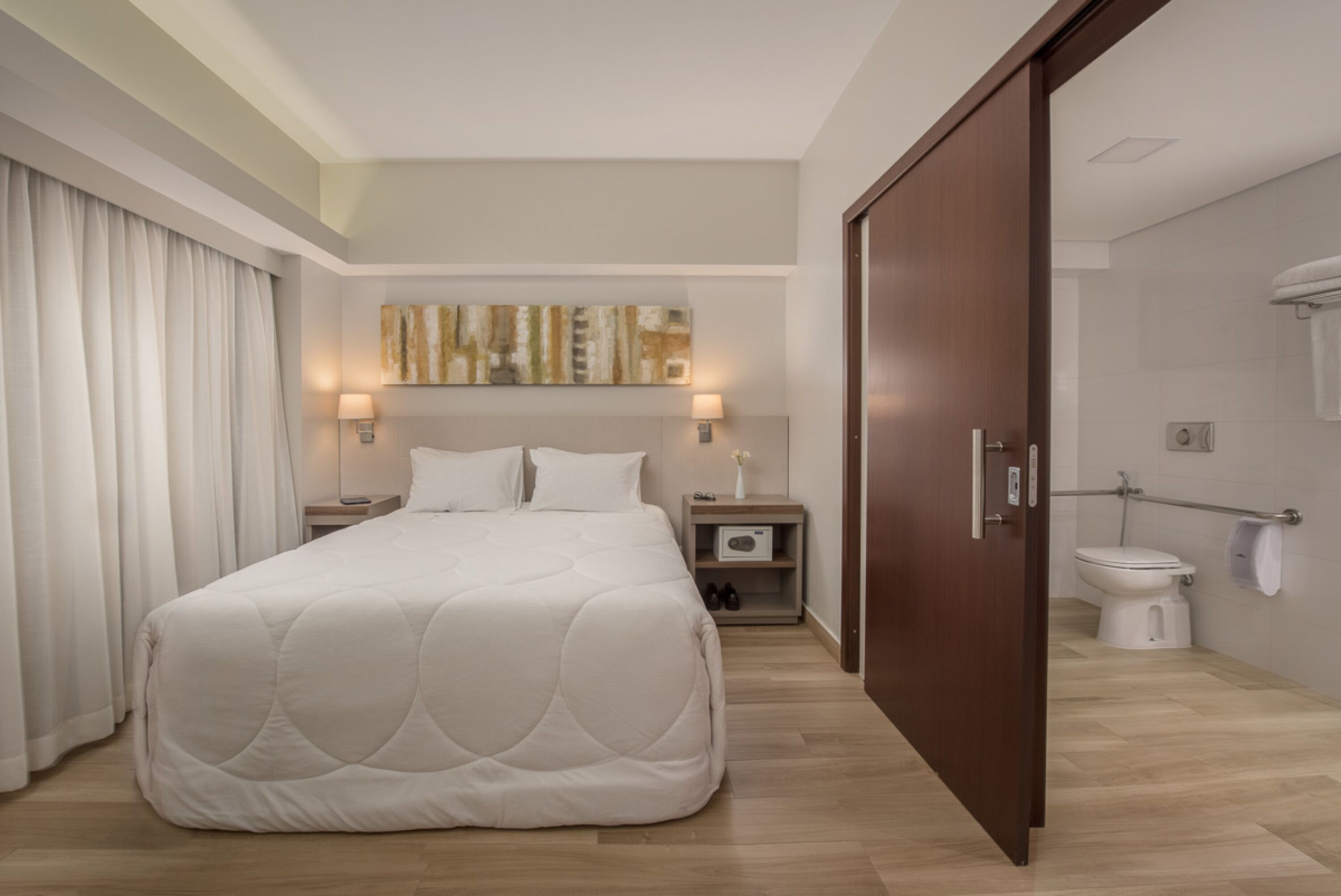 Minibar, in-room safe, desk, laptop workspace