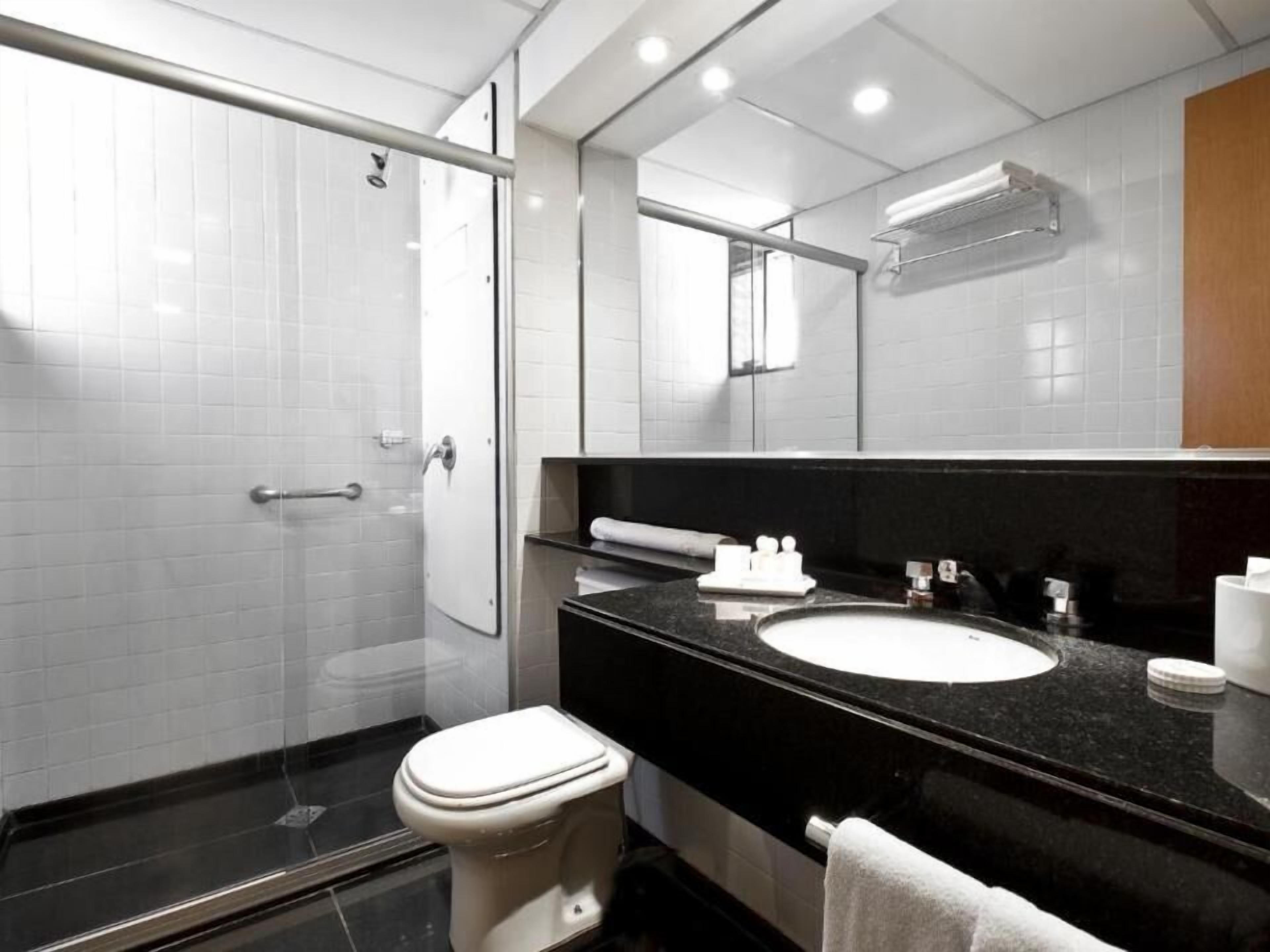 free toiletries, hair dryer, towels, soap