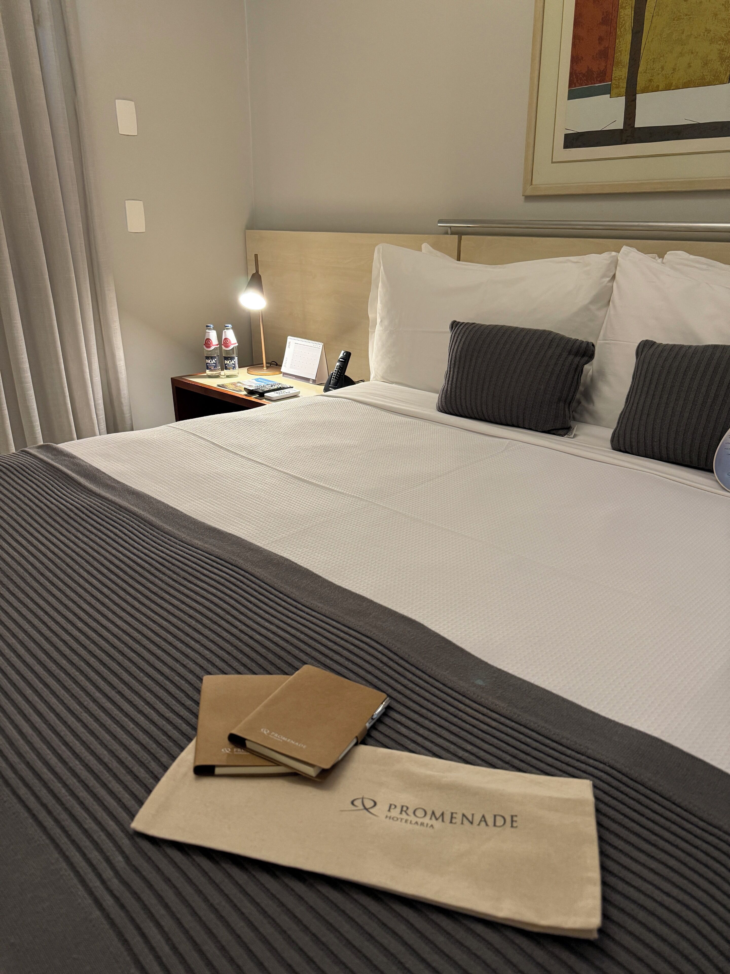 Minibar, caja de seguridad en la habitación y escritorio 