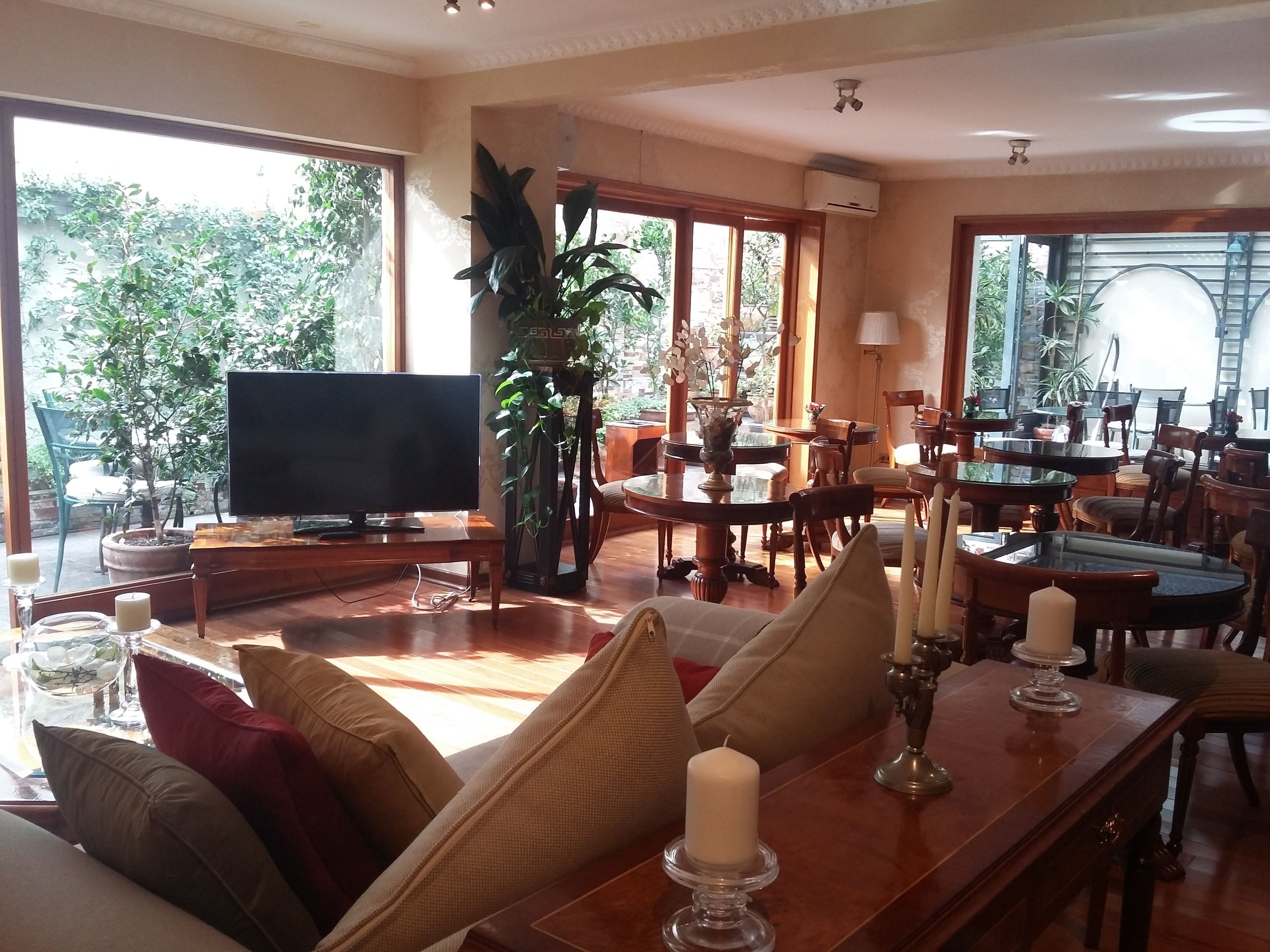 Lobby sitting area