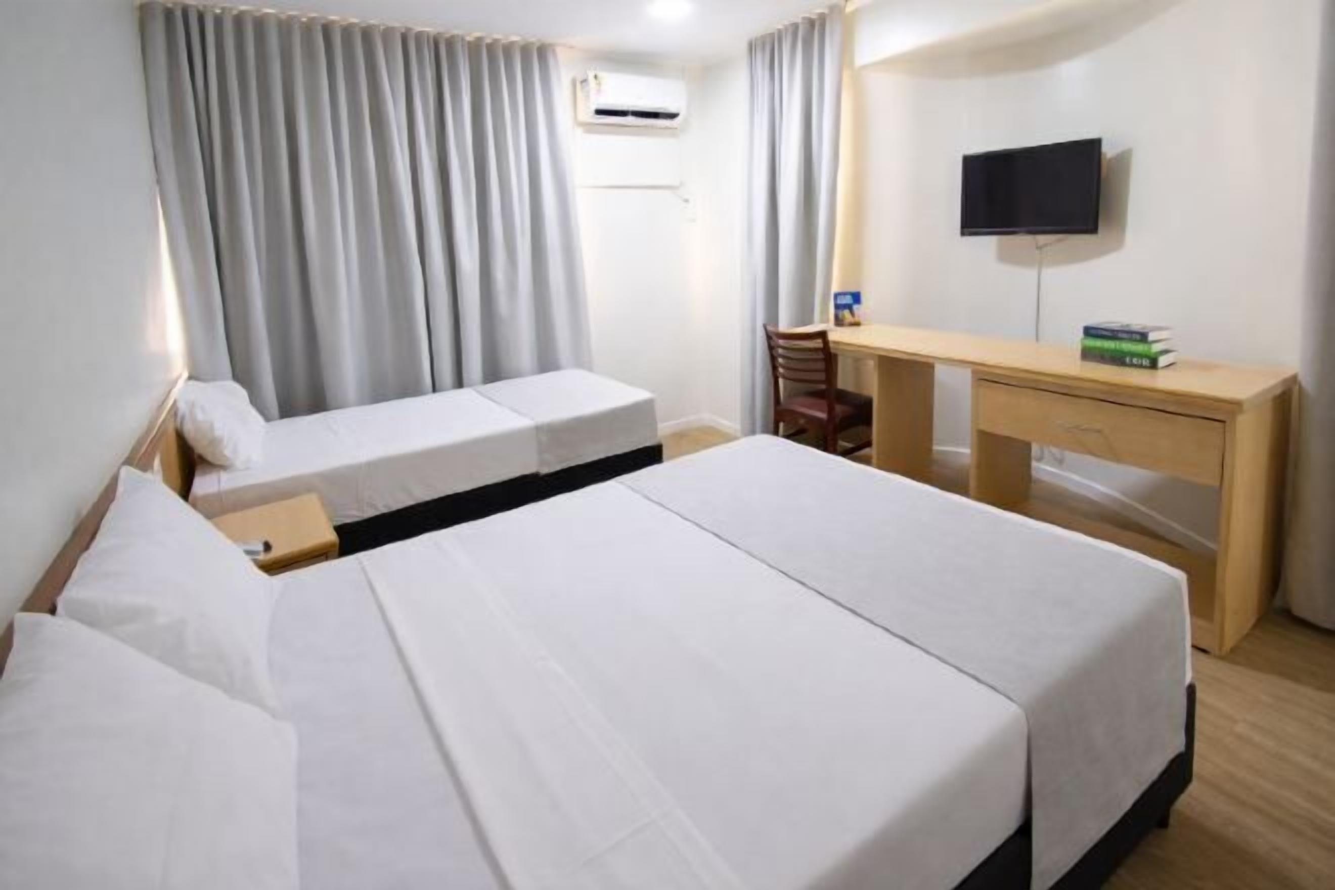 Minibar, in-room safe, blackout drapes, free WiFi