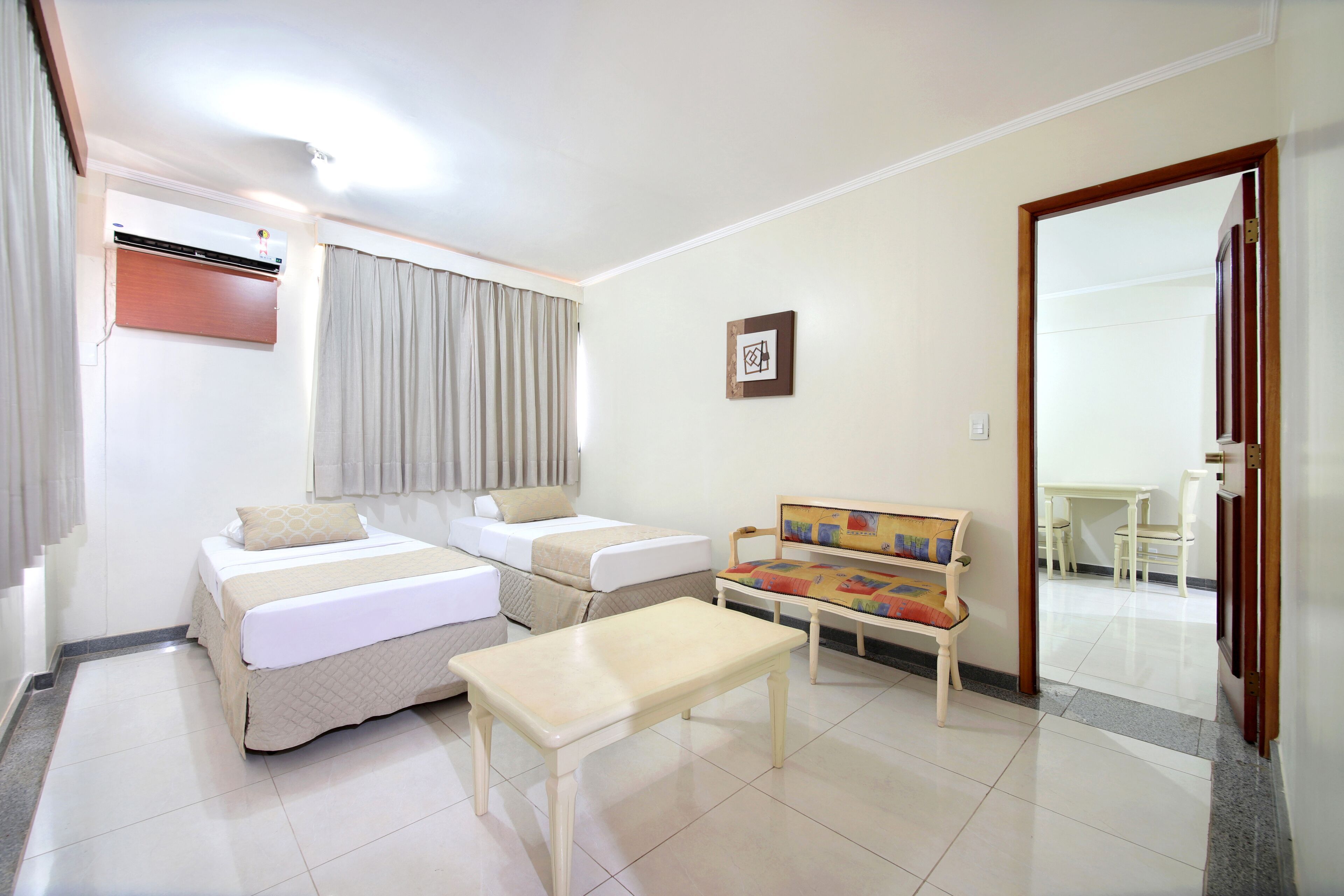 Minibar, in-room safe, blackout drapes, free WiFi