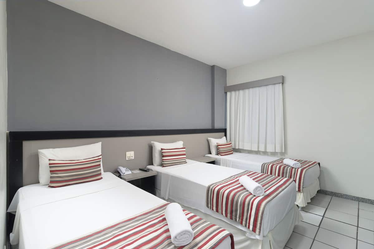 Standard Triple Room, 3 Single Beds | In-room safe, desk, blackout curtains, free cots/infant beds