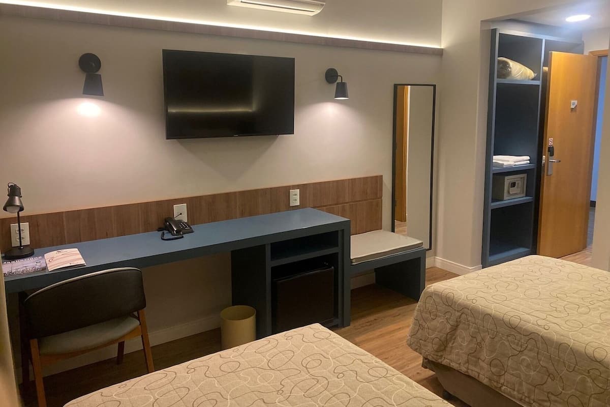 Hypo-allergenic bedding available, minibar, in-room safe, desk
