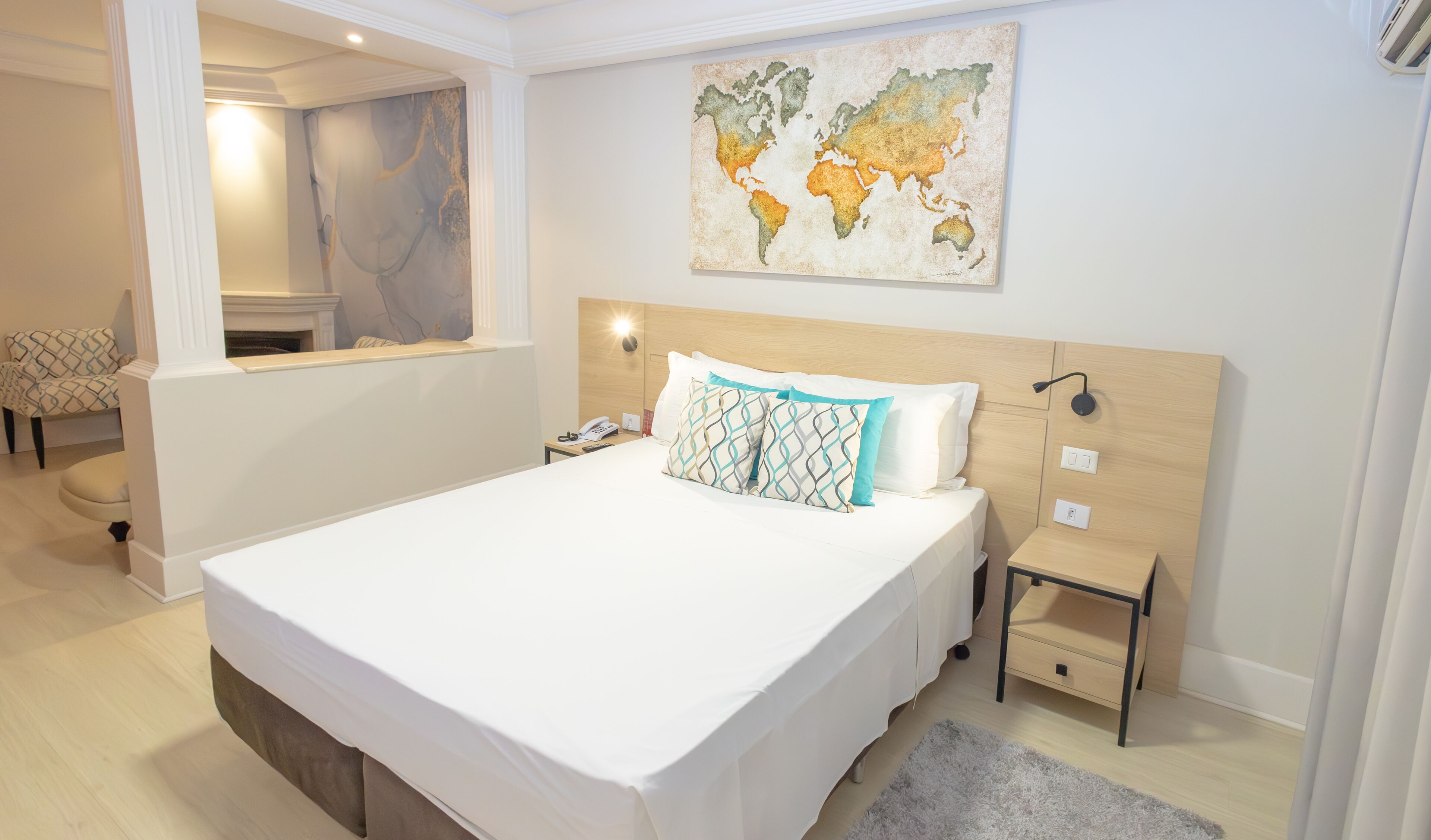 luxury double room | premium bedding, minibar, in-room safe, desk