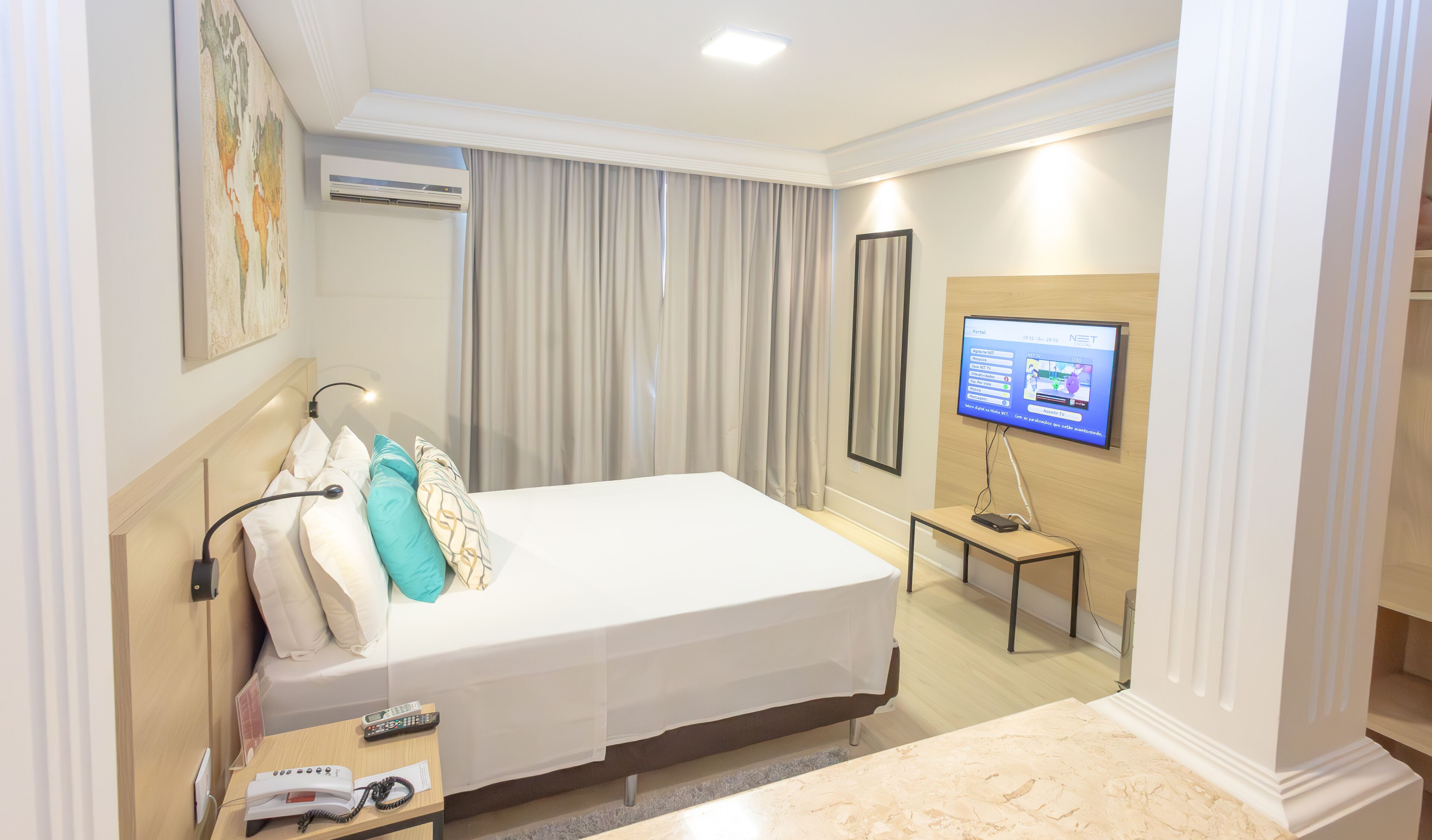 luxury double room | premium bedding, minibar, in-room safe, desk