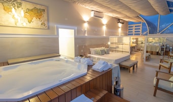 Ropa de cama de alta calidad y minibar