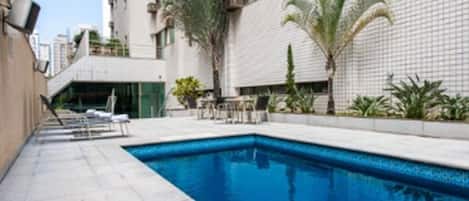 Indoor pool, outdoor pool
