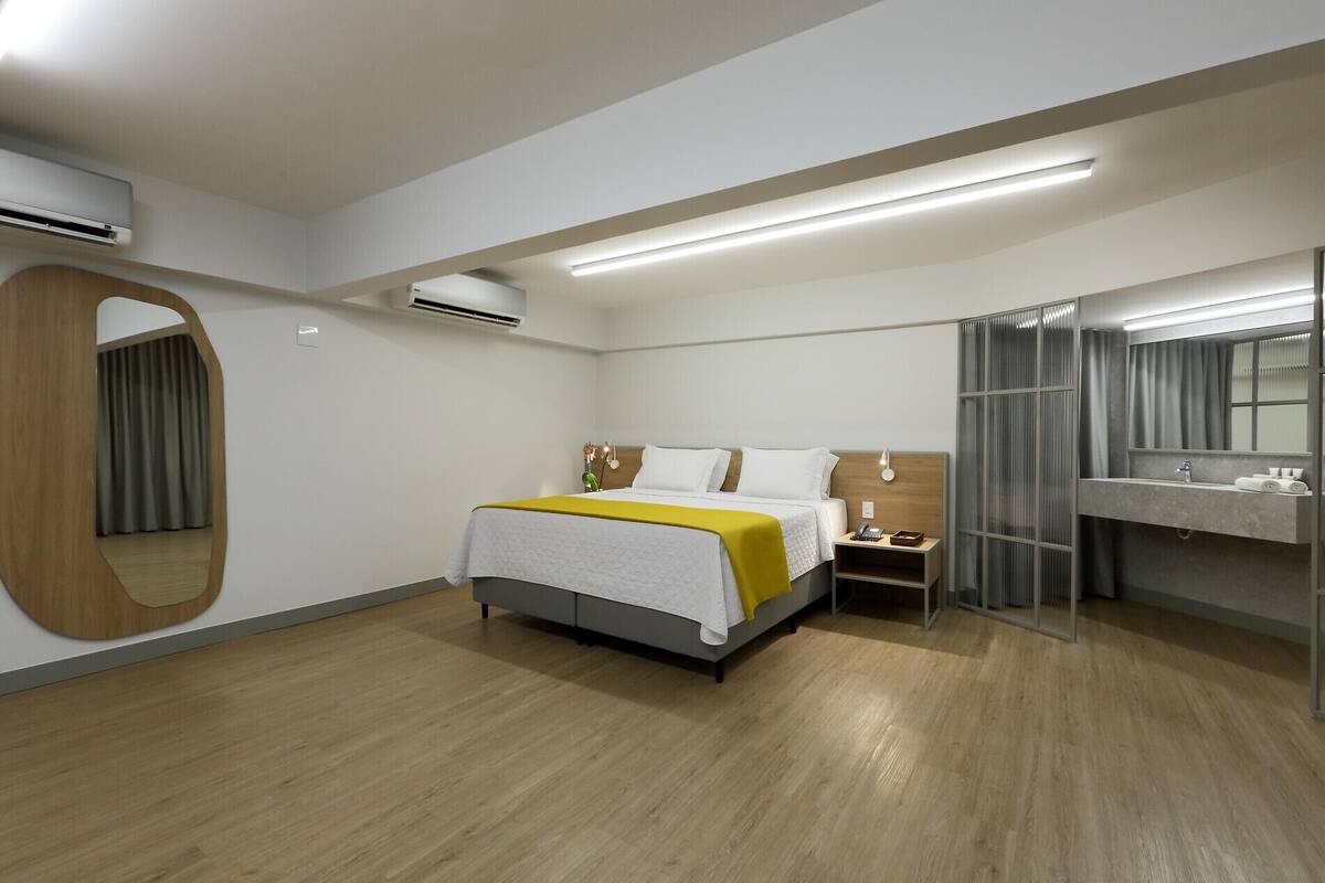 1 slaapkamer, een minibar, een kluis op de kamer