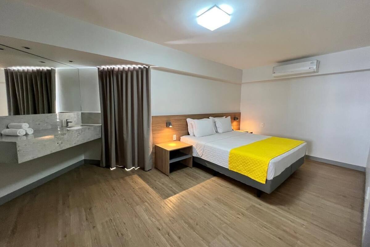 1 slaapkamer, een minibar, een kluis op de kamer