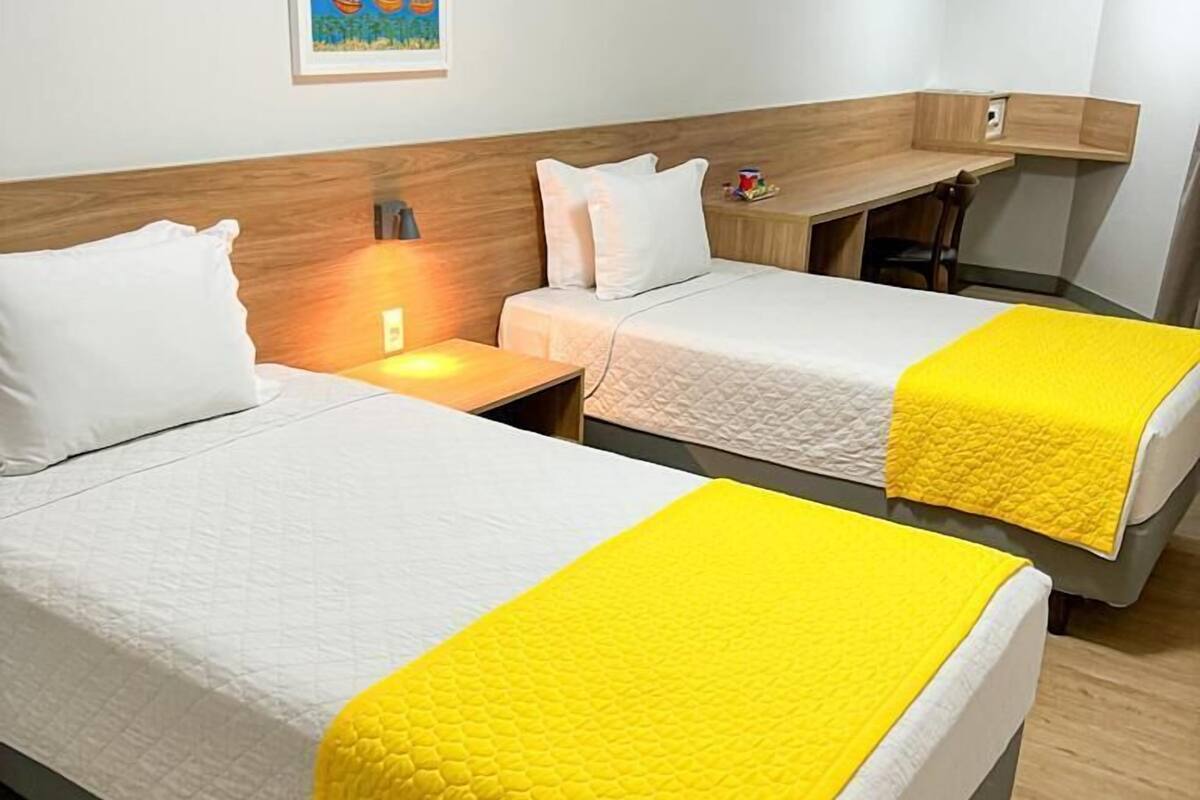 1 slaapkamer, een minibar, een kluis op de kamer