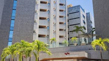 Voorkant van accommodatie