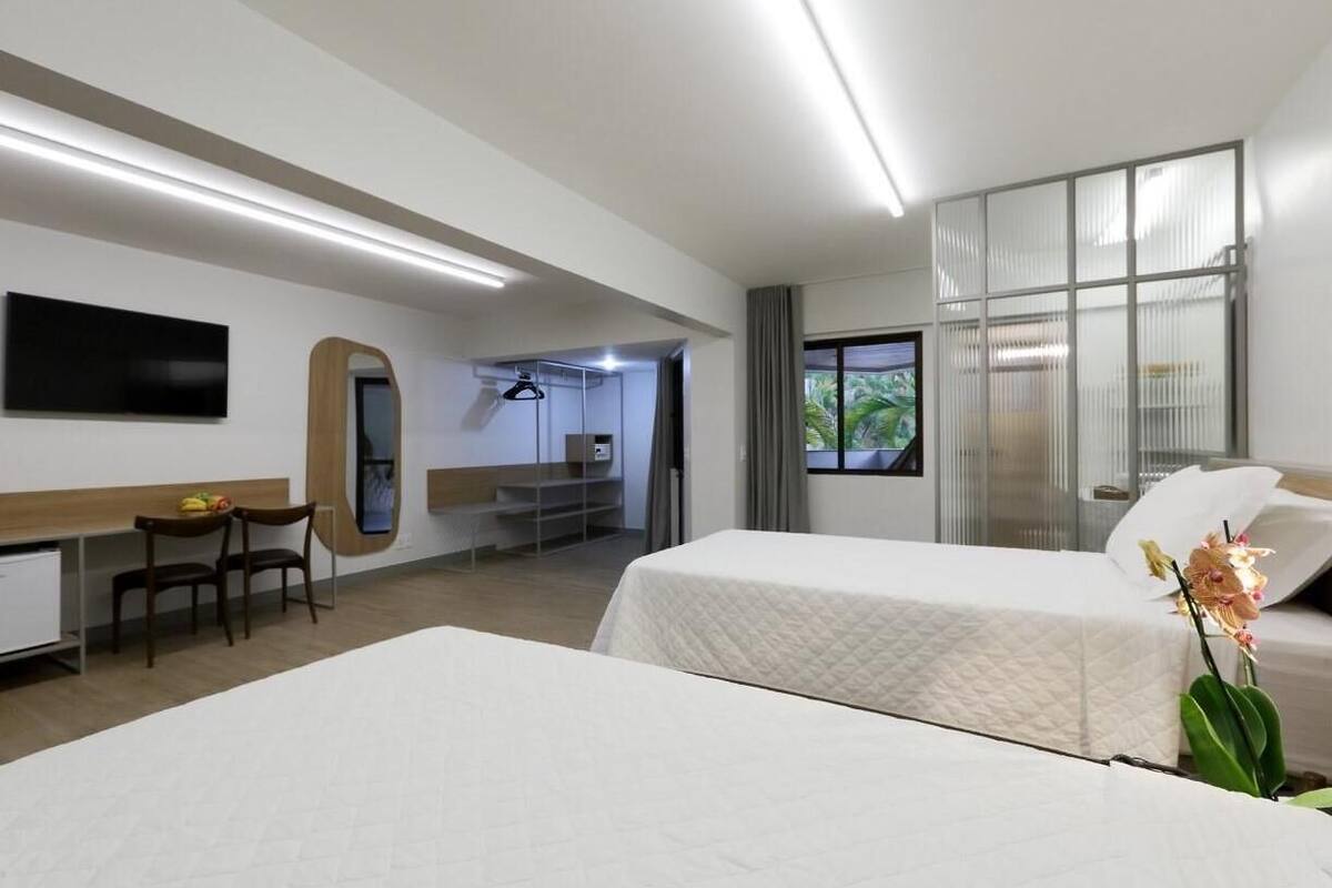 1 slaapkamer, een minibar, een kluis op de kamer