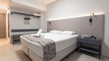 Minibar, blackout drapes, soundproofing, free WiFi