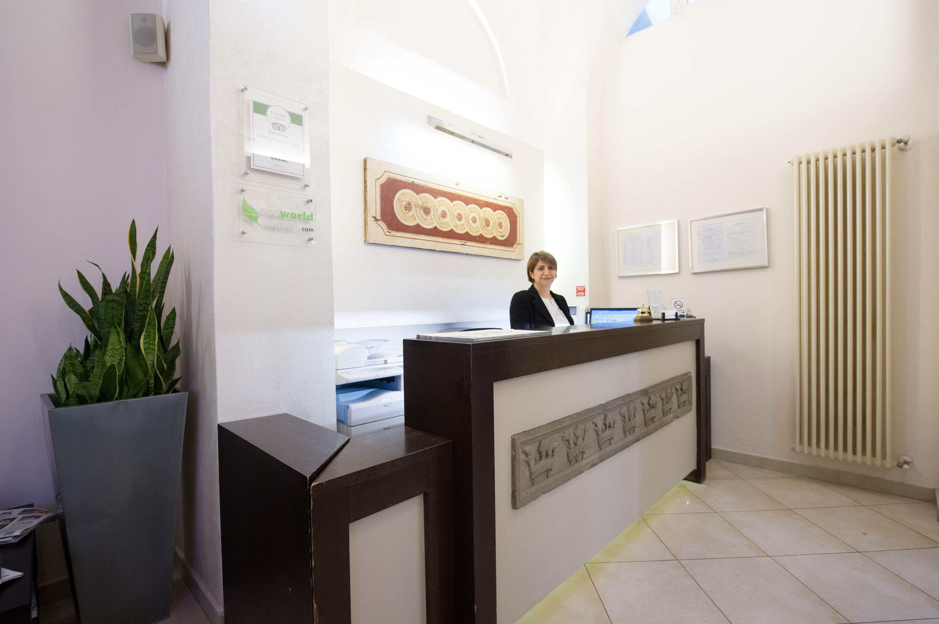 check-in/check-out kiosk