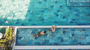 2 outdoor pools, pool umbrellas, sun loungers